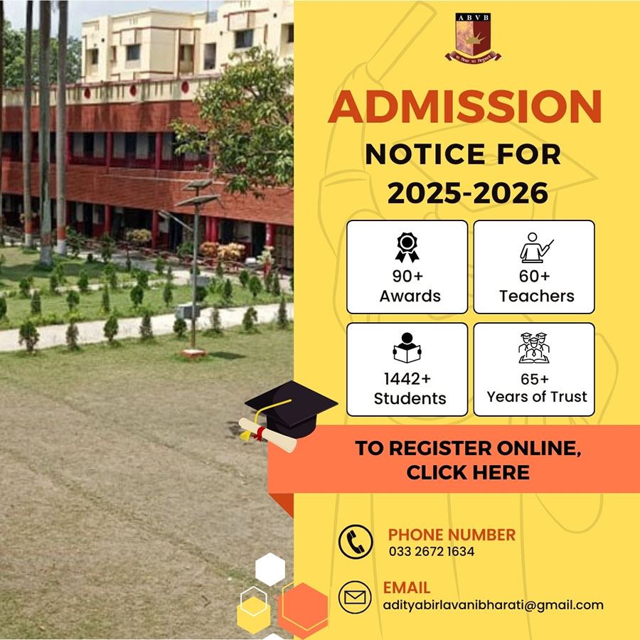 Aditya Birla Vani Bharati - admissions open for -2025-26